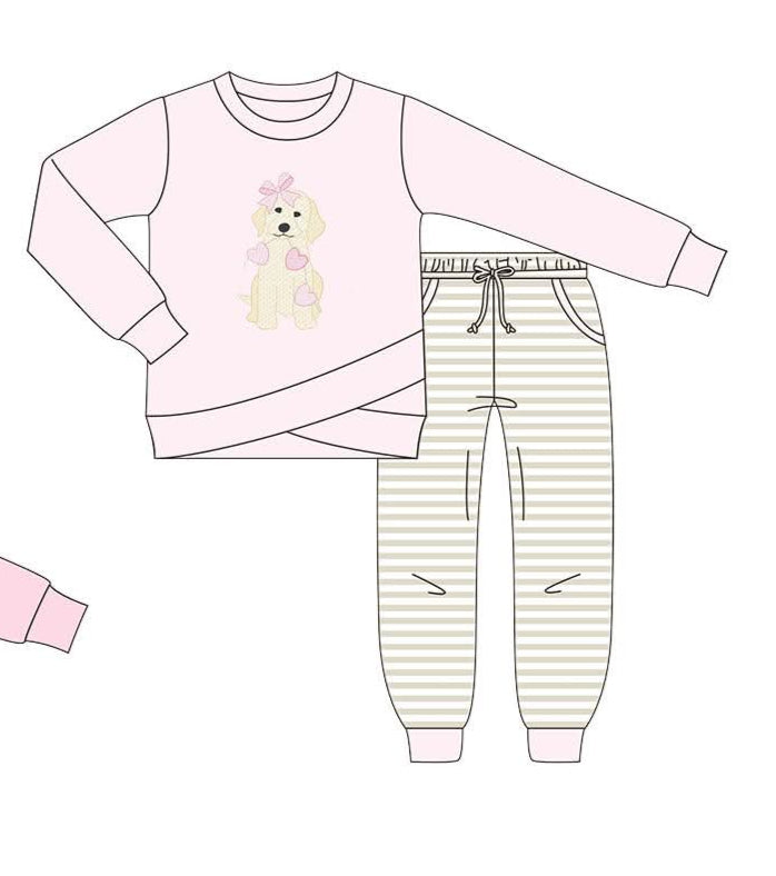 Golden Pup Hearts Set