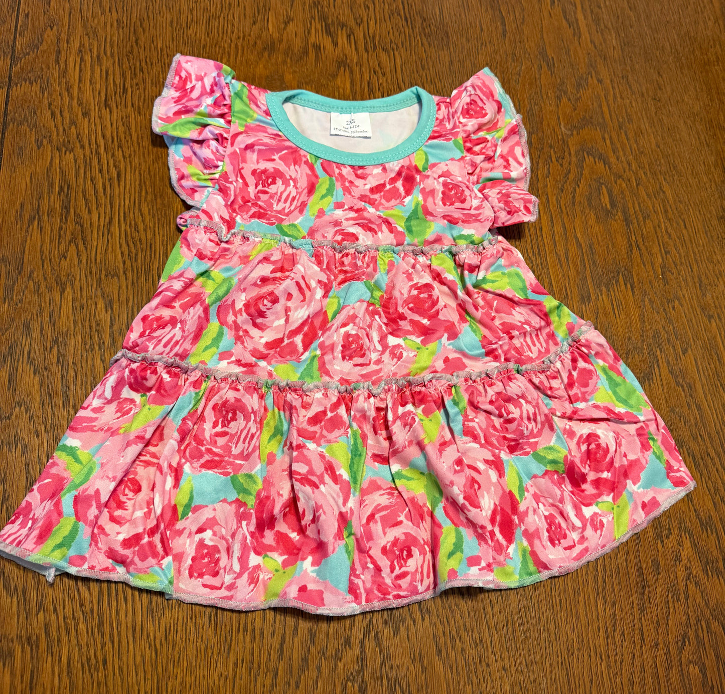 Pink Roses Dress