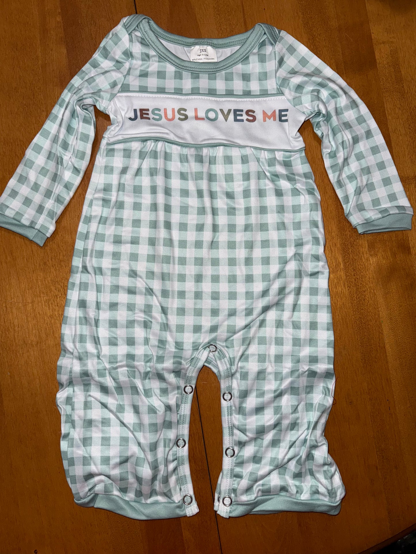 Jesus Loves Me Romper