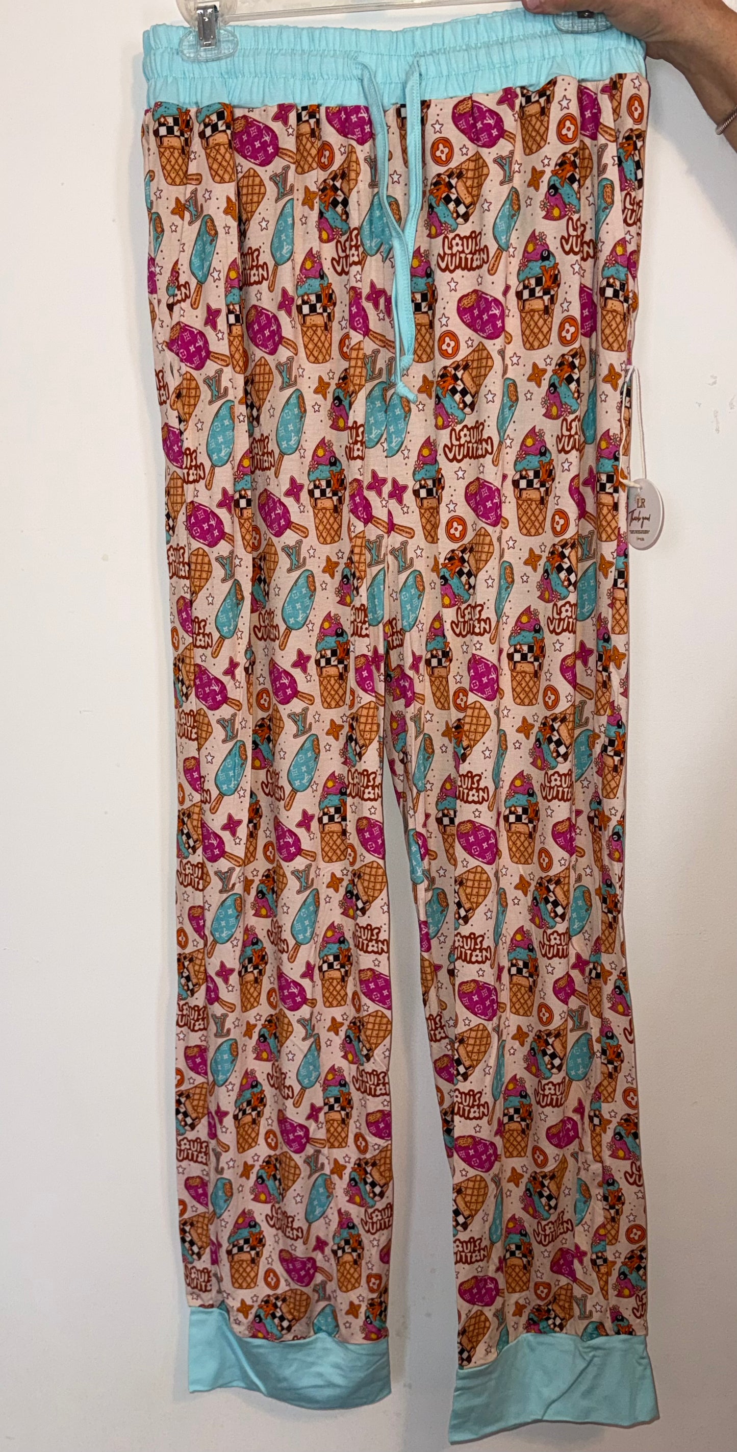 LV Inspired Bamboo Pajama Pants