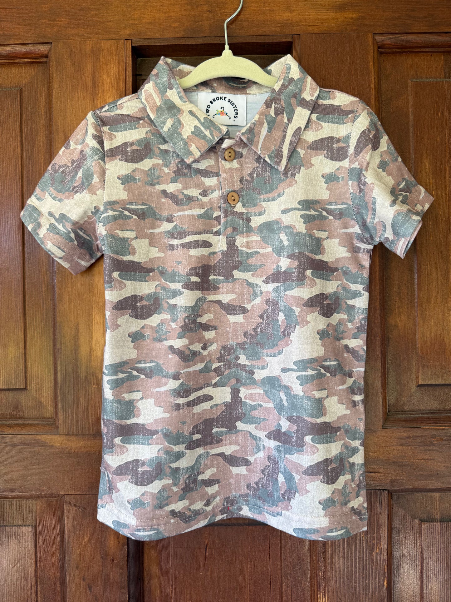 Boys Spring Camo Shirts