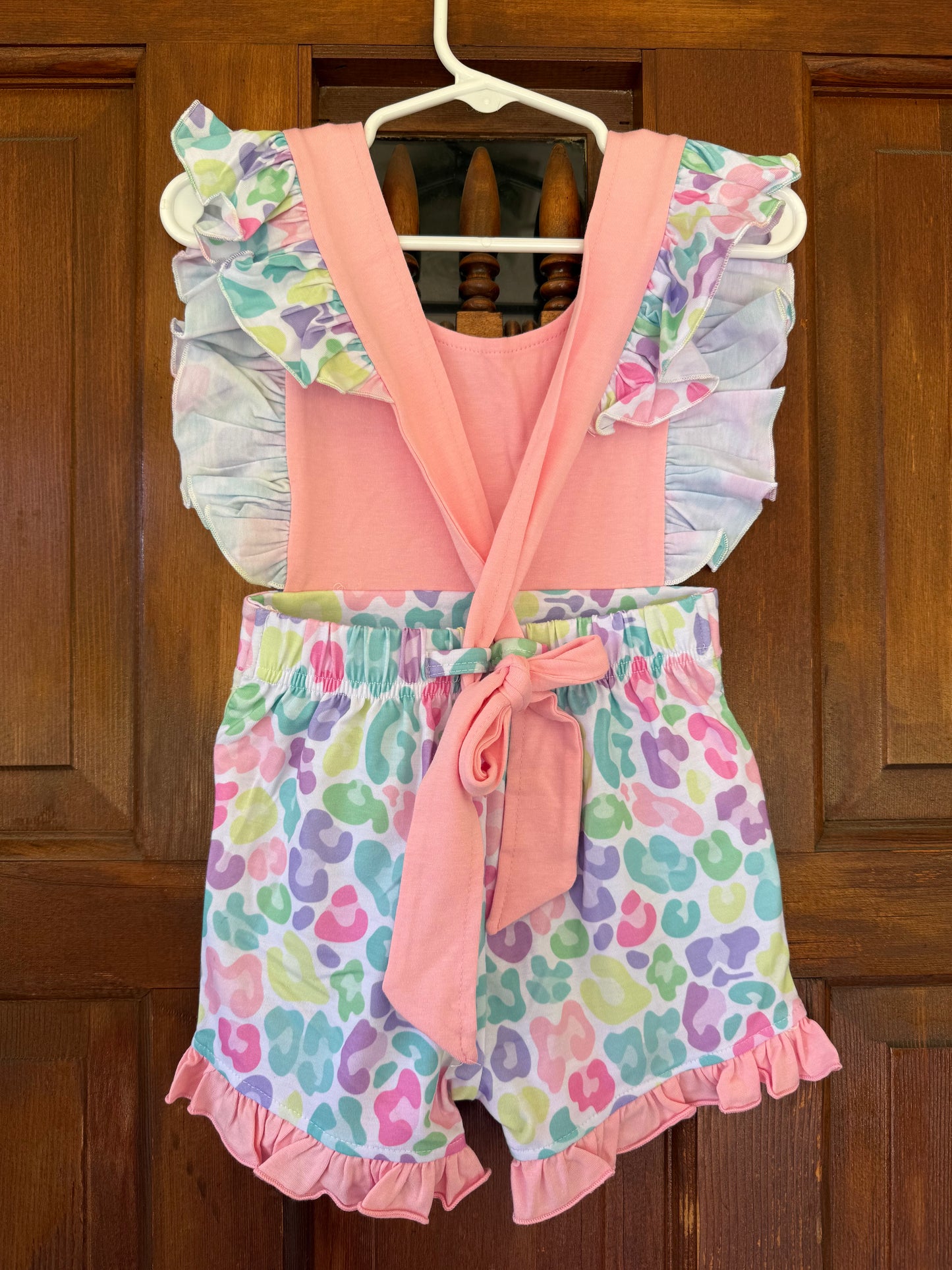 Multicolor Leopard Romper