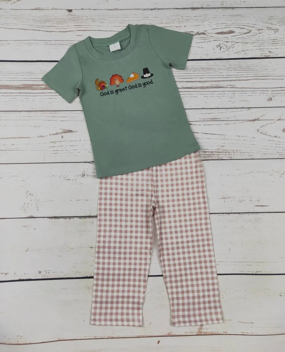 "God is Great" Boy Pant Set