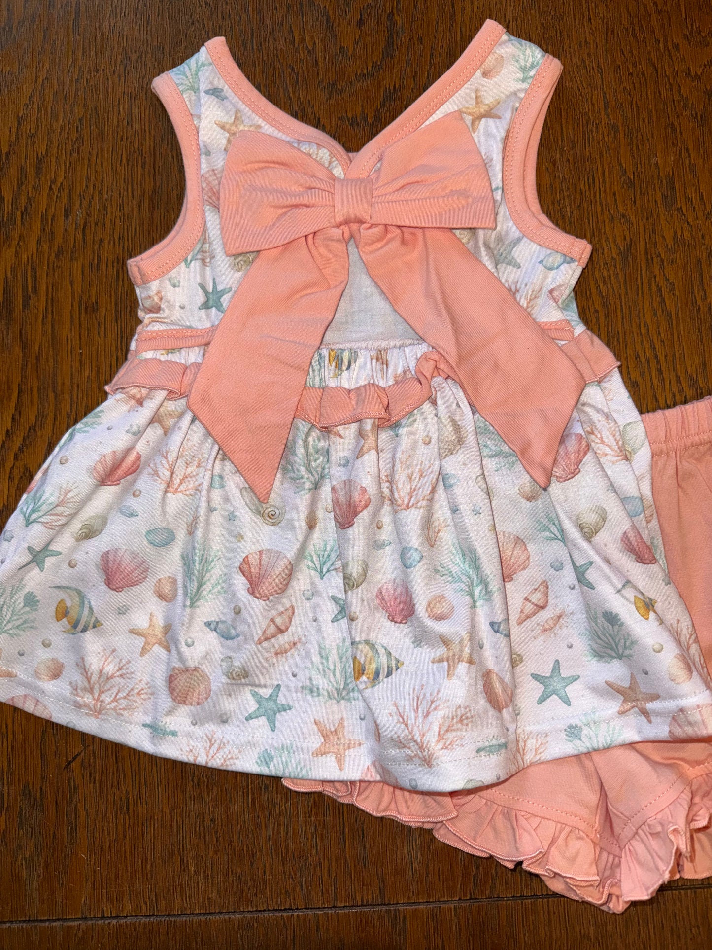 Beachy Peachy Collection Girls Short Set