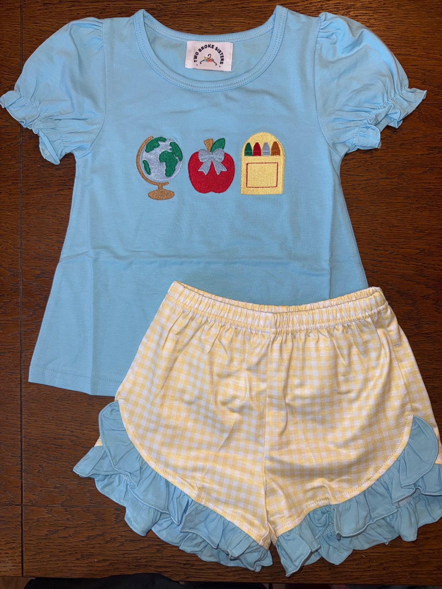 Yellow & Blue BTS Short Sets