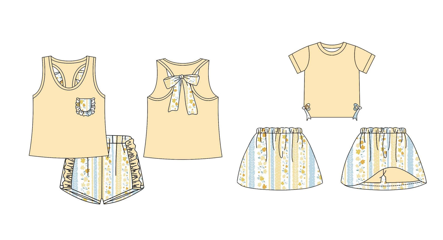 Yellow Floral Sets