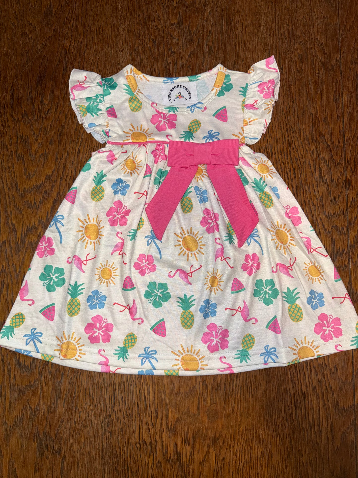 Pink & White All Things Summer Dress