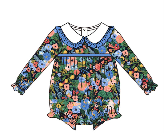 Dark Floral Bubble