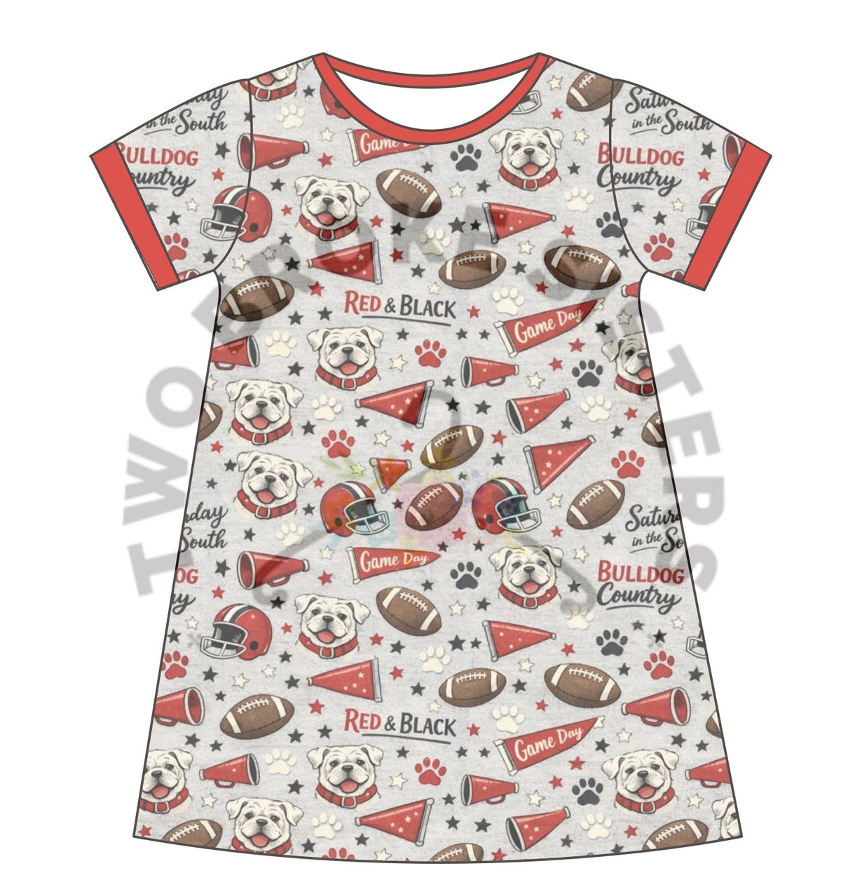 Southern Saturday "Dawgs" Play Dress