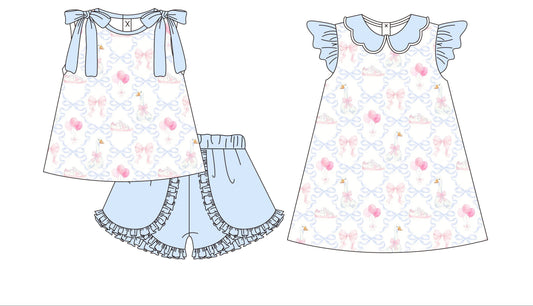 Light Blue & White Party Goose