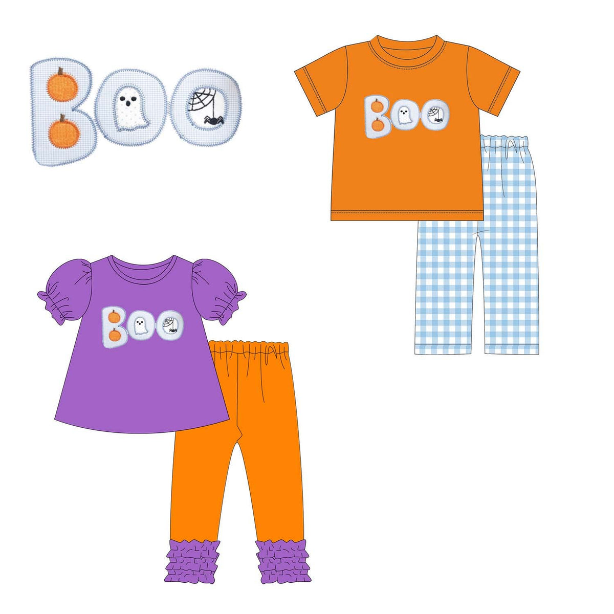Boo Sibling Pant Set