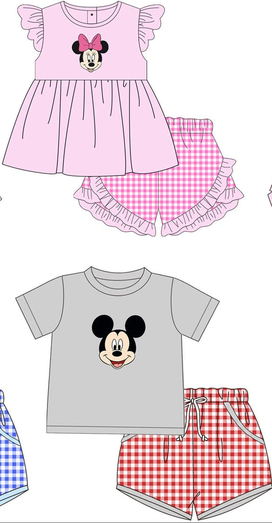 MM Plaid Sibling Sets