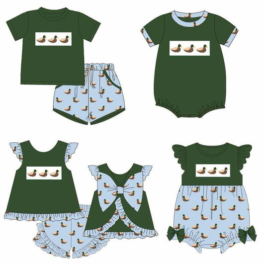 Dark Green & Blue Mallards