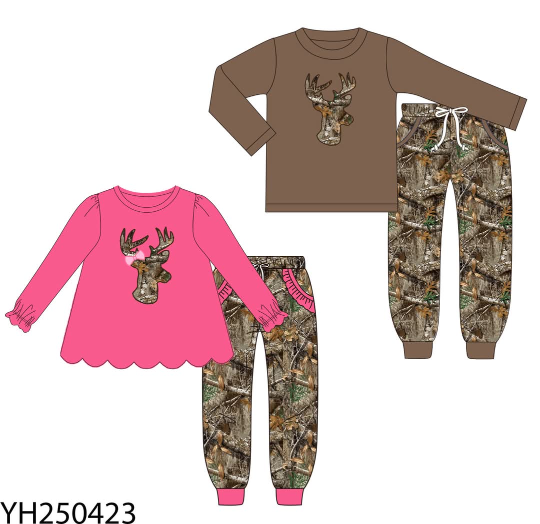 Camo Deer Sibling Pant Set