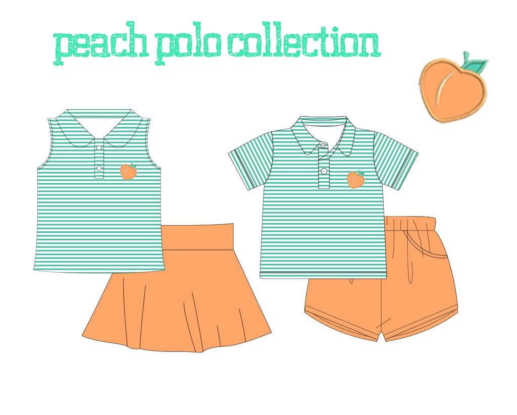 Peach Polo Collection