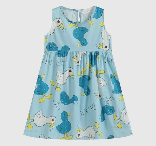 Tutu & Lulu Blue Duck Dress