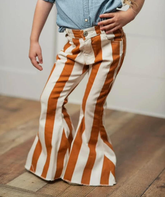 Rust & White Flares