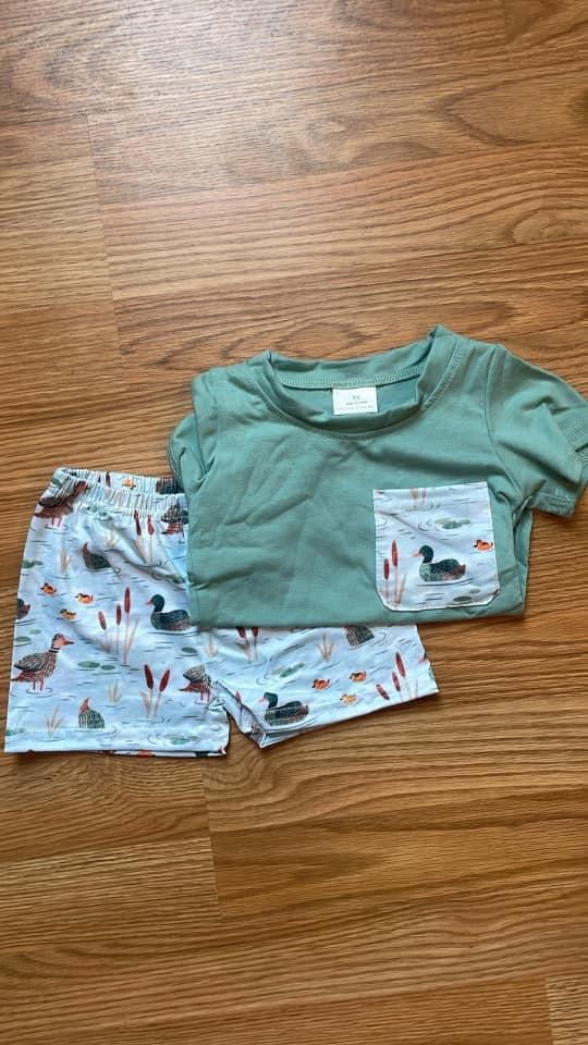 Summer Ducks Short Set