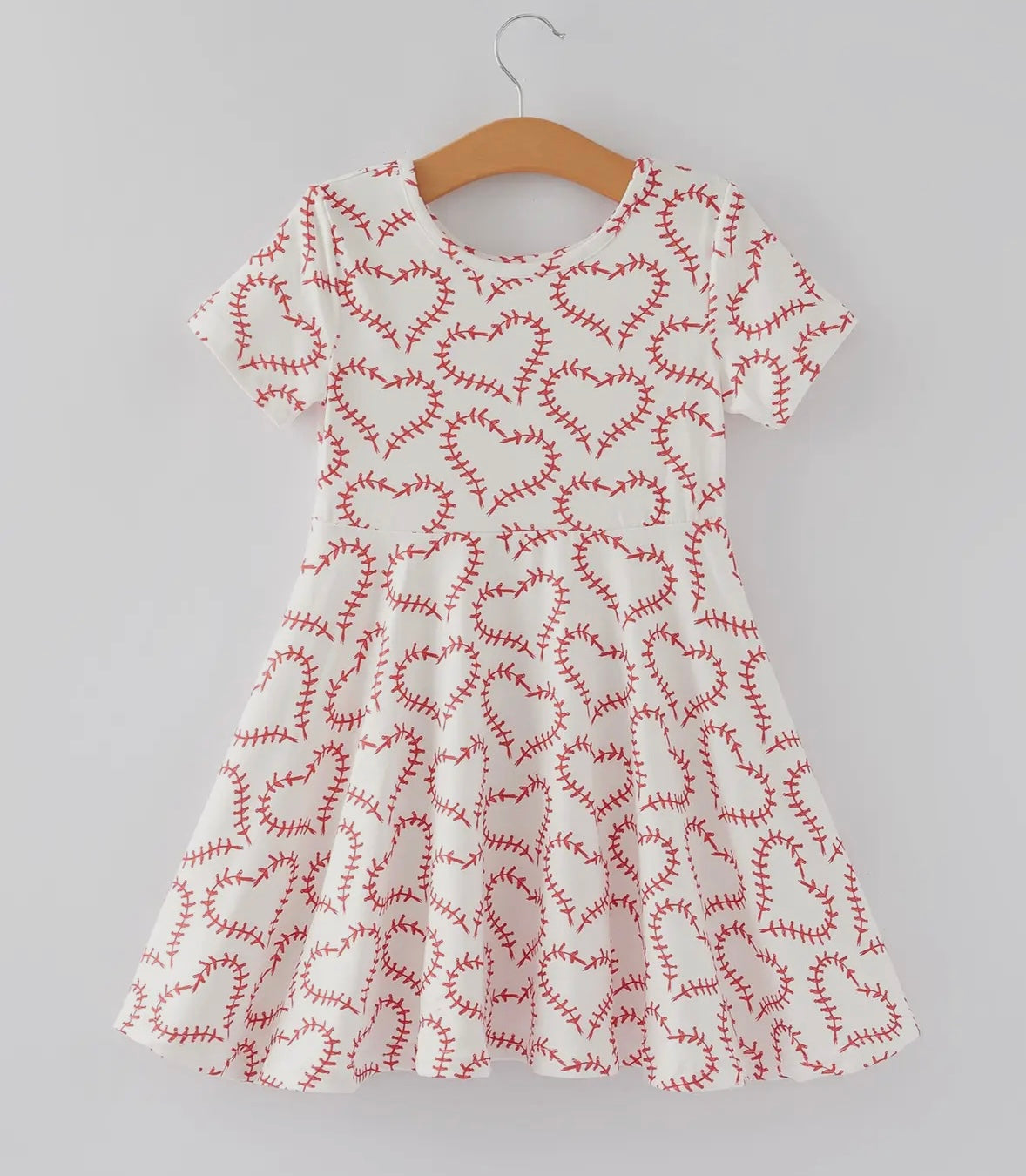 Baseball Heart Dress
