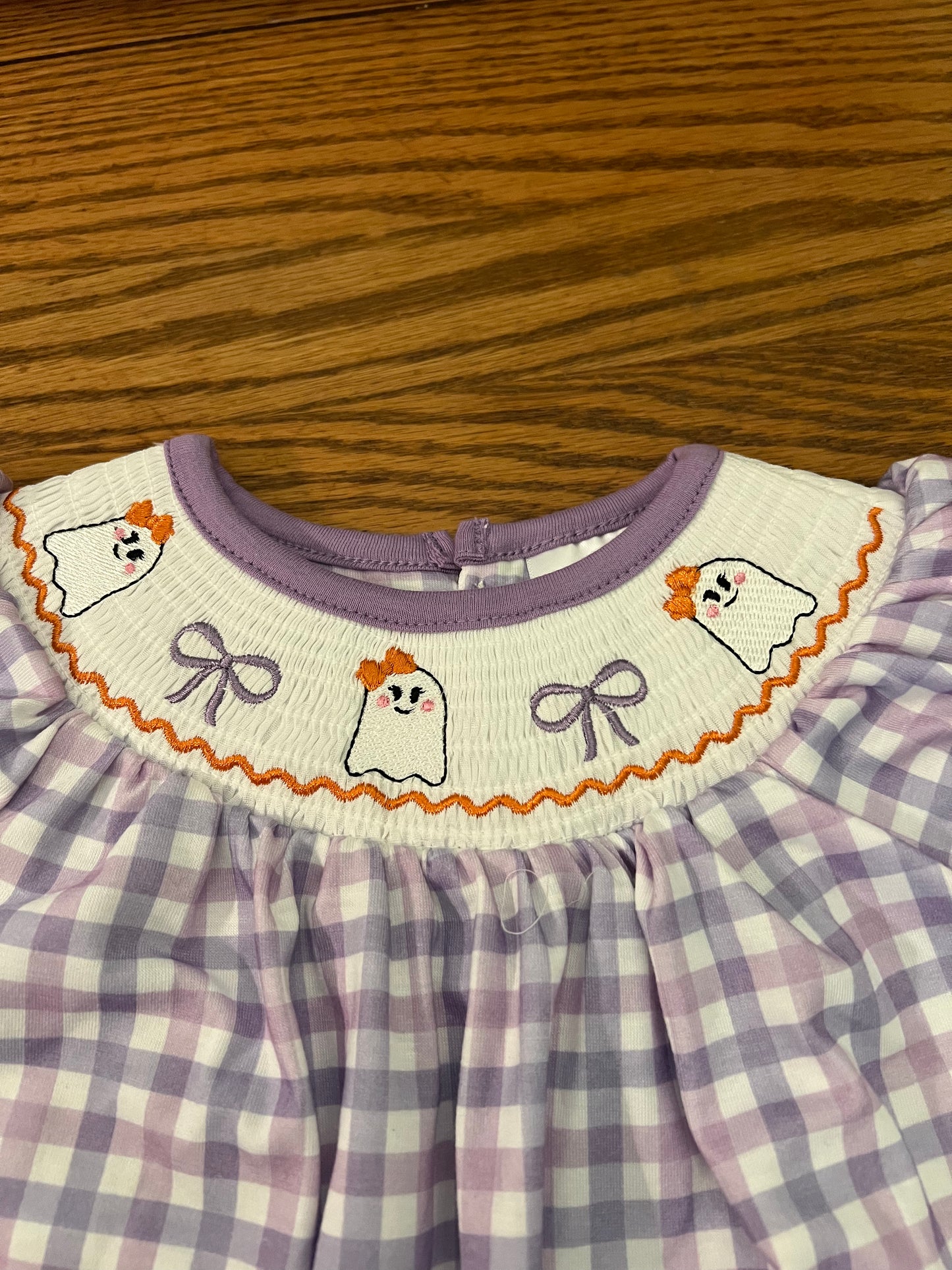 Smocked Girlie Ghost Jumper