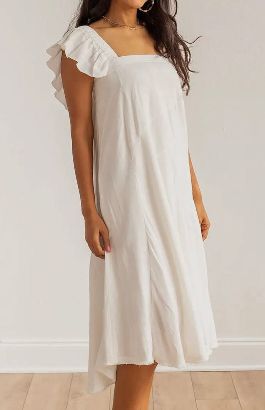 White Breezy Dress