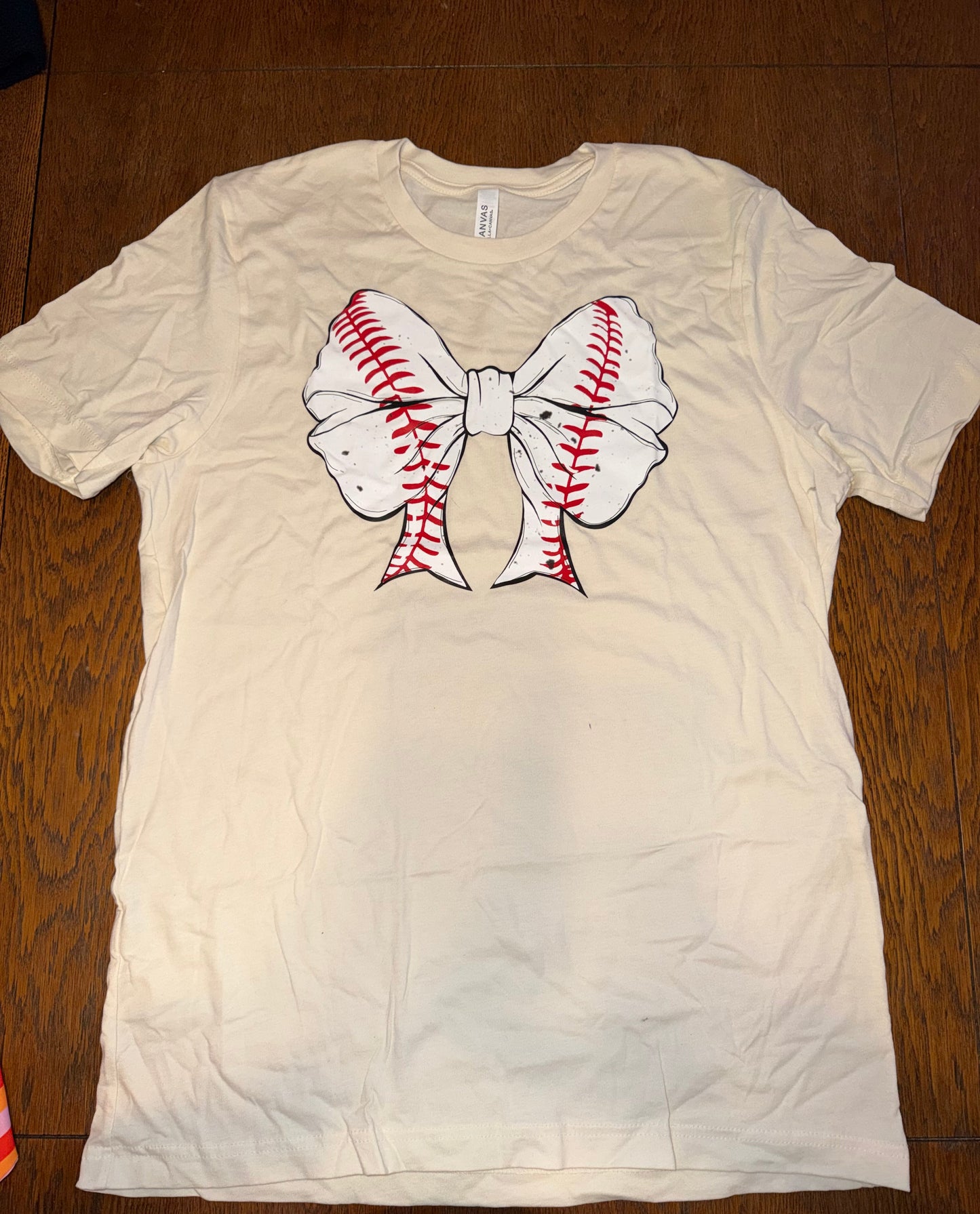 Baseball Bow Tshirt