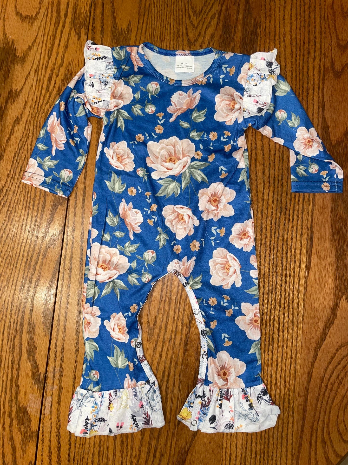 Floral Girls Romper