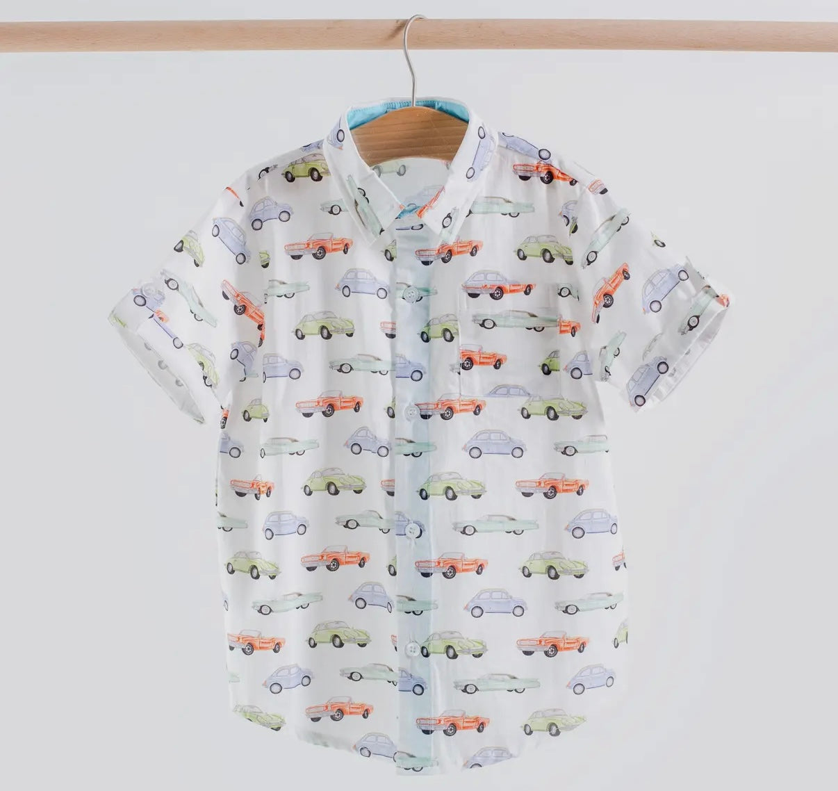 Vintage Road Trip Collared Shirt