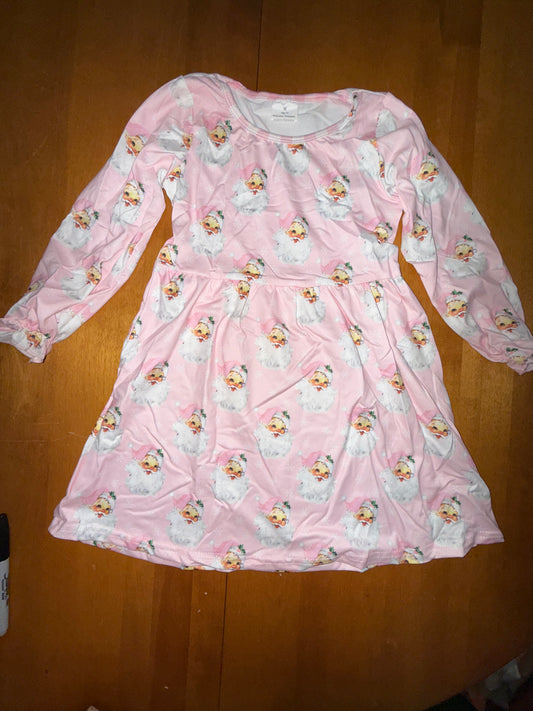 Pink Santa Dress