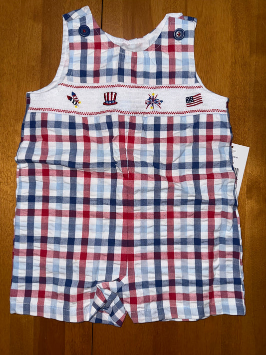 Good Lad RWB Plaid Shortall