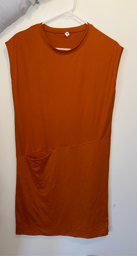 Single Pocket Tshirt Dress