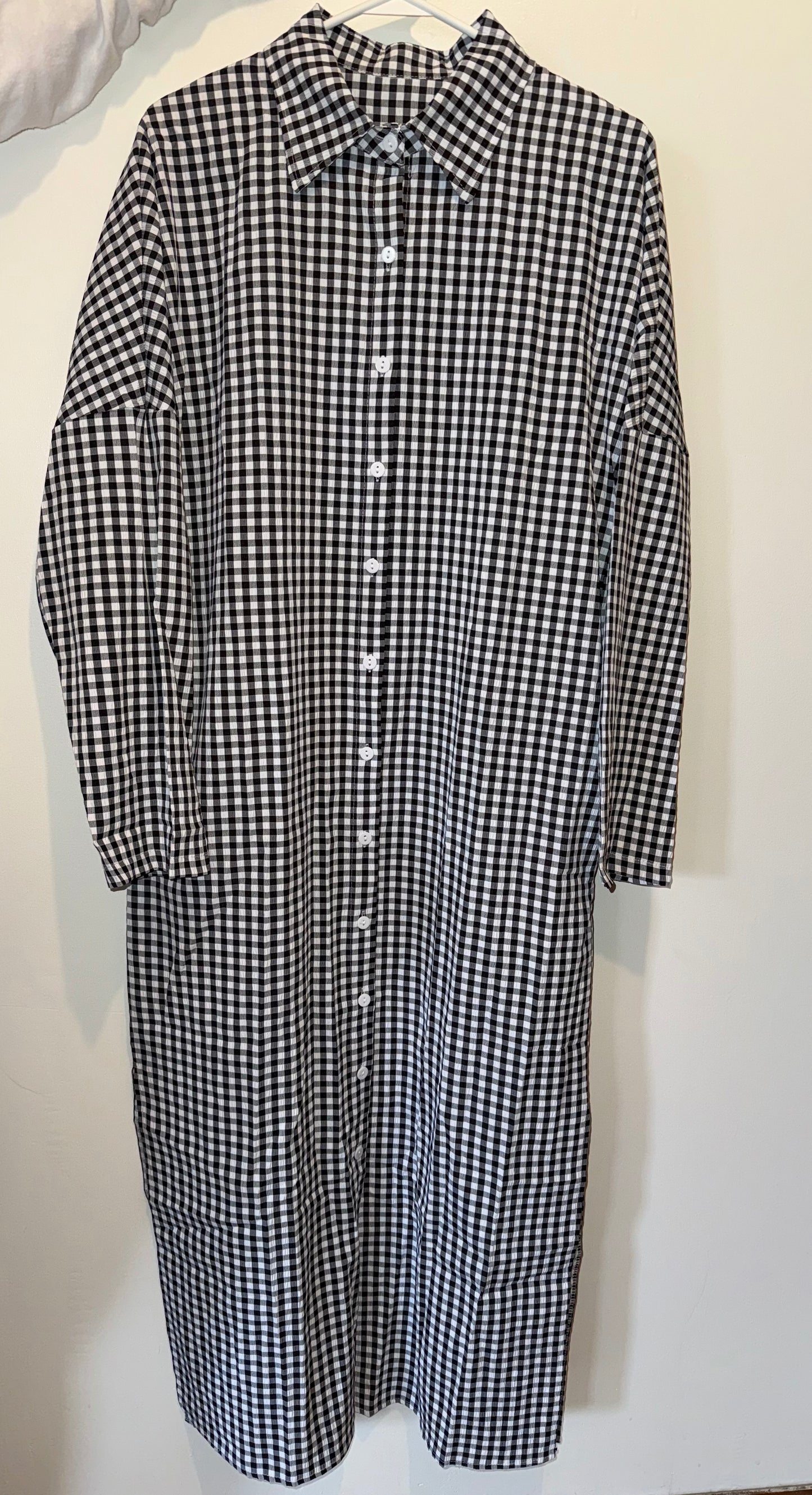 Black & White Checkered Maxi Dress