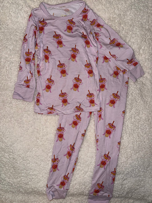 Coffee & Donuts Bamboo Pajama Set