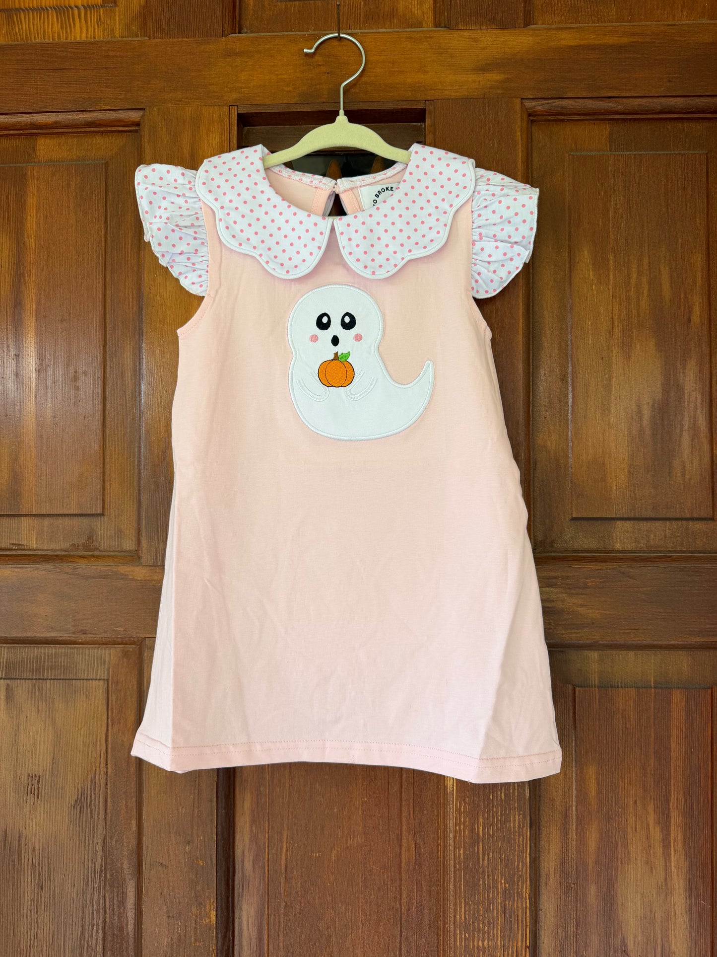 Light Pink Bitty Dot Ghost Dress
