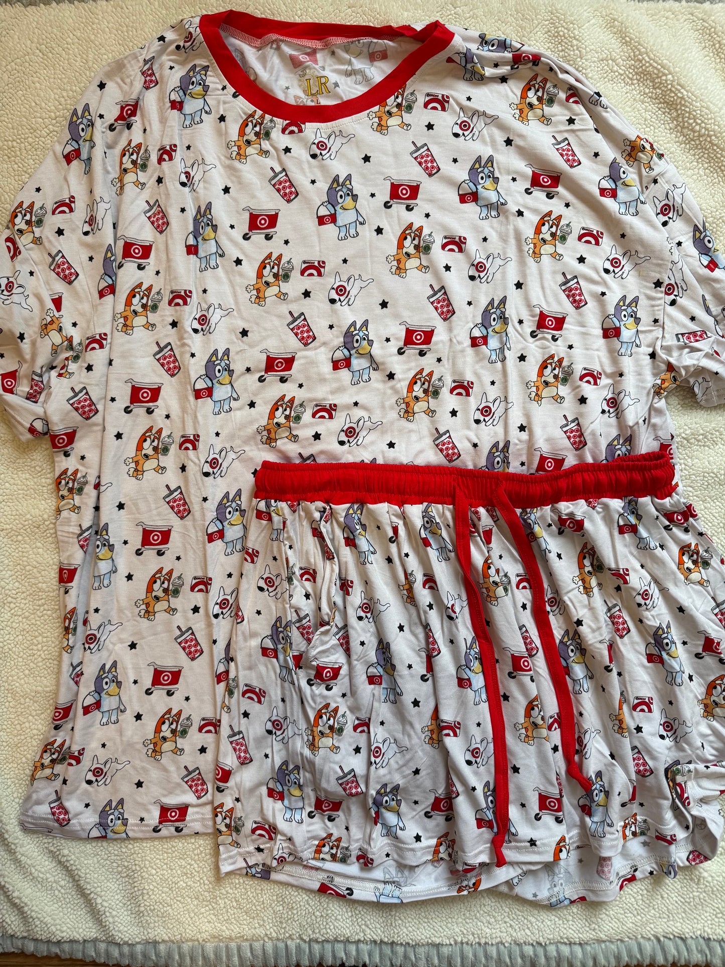 Bluey & T@rget Shorts Pajama Set