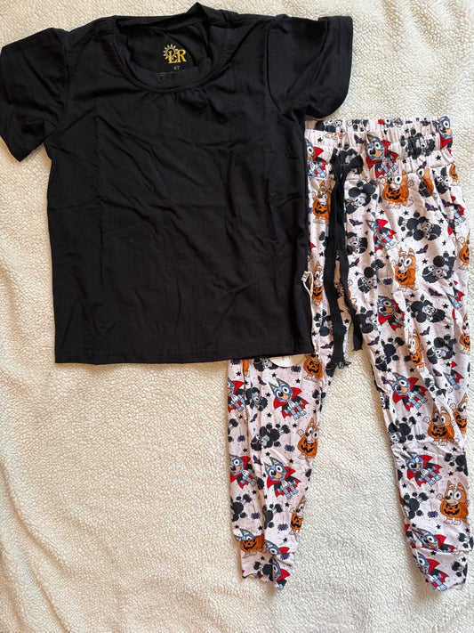 Spooky Bluey Jogger Bamboo Set