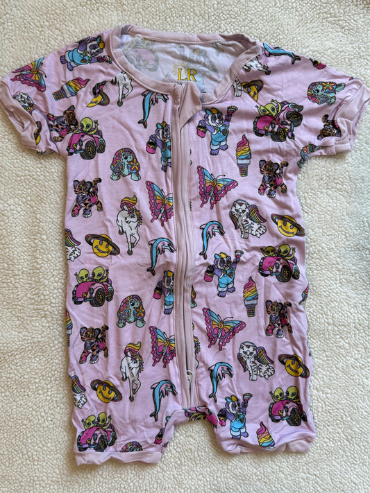 Lisa Fr@nk Inspired Short Bamboo Zipper