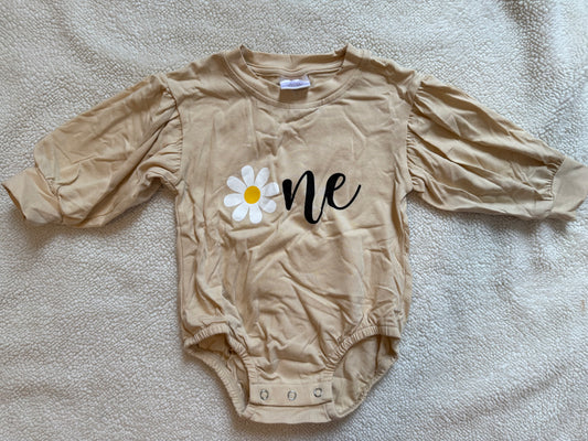 Daisy One Long Sleeve Bubble