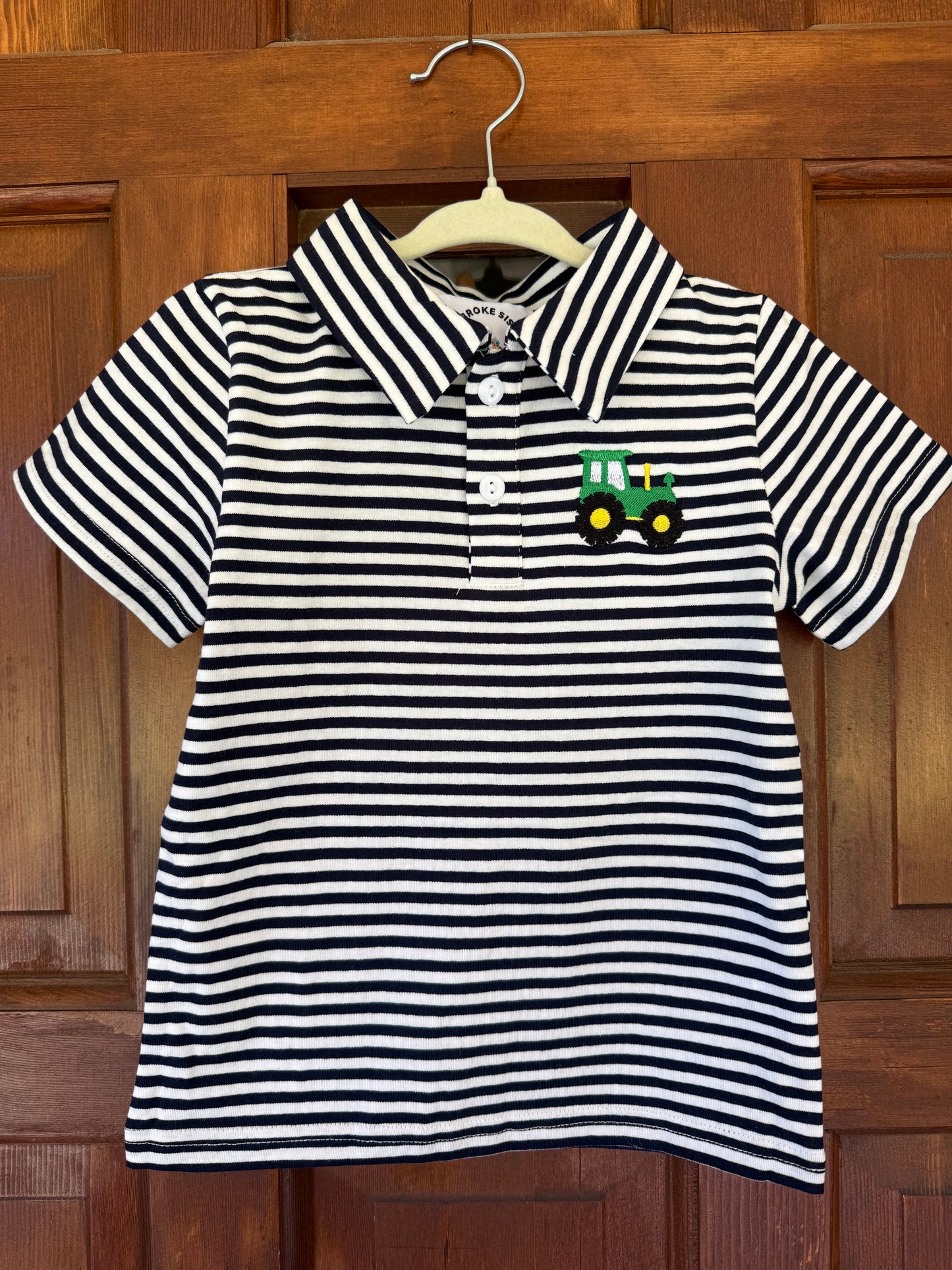 Boys Tractor Collared Shirt