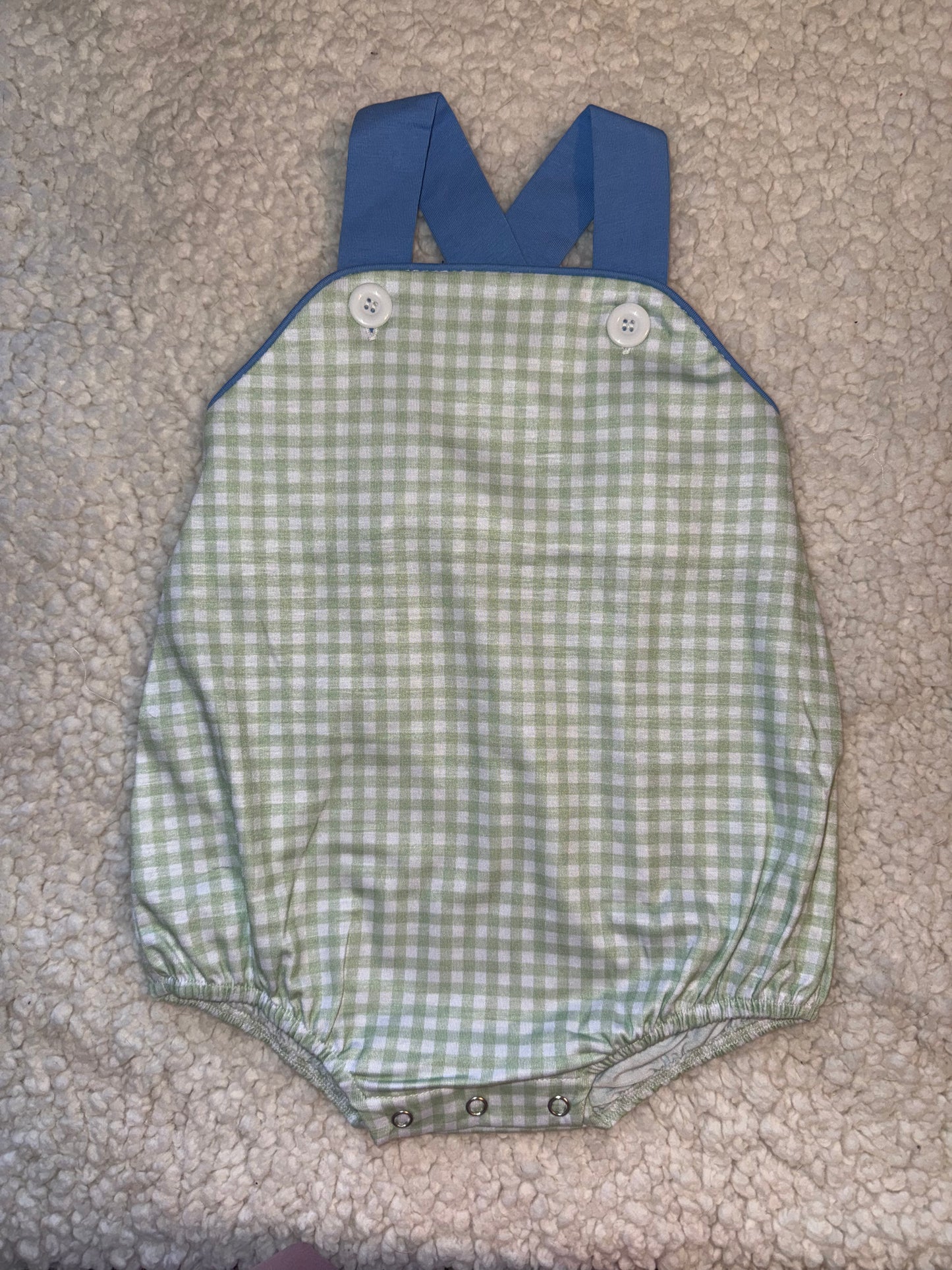 Boys Blue & Green Plaid