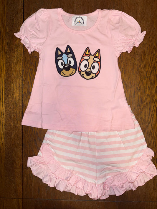 Pink Sibling Pups Sets