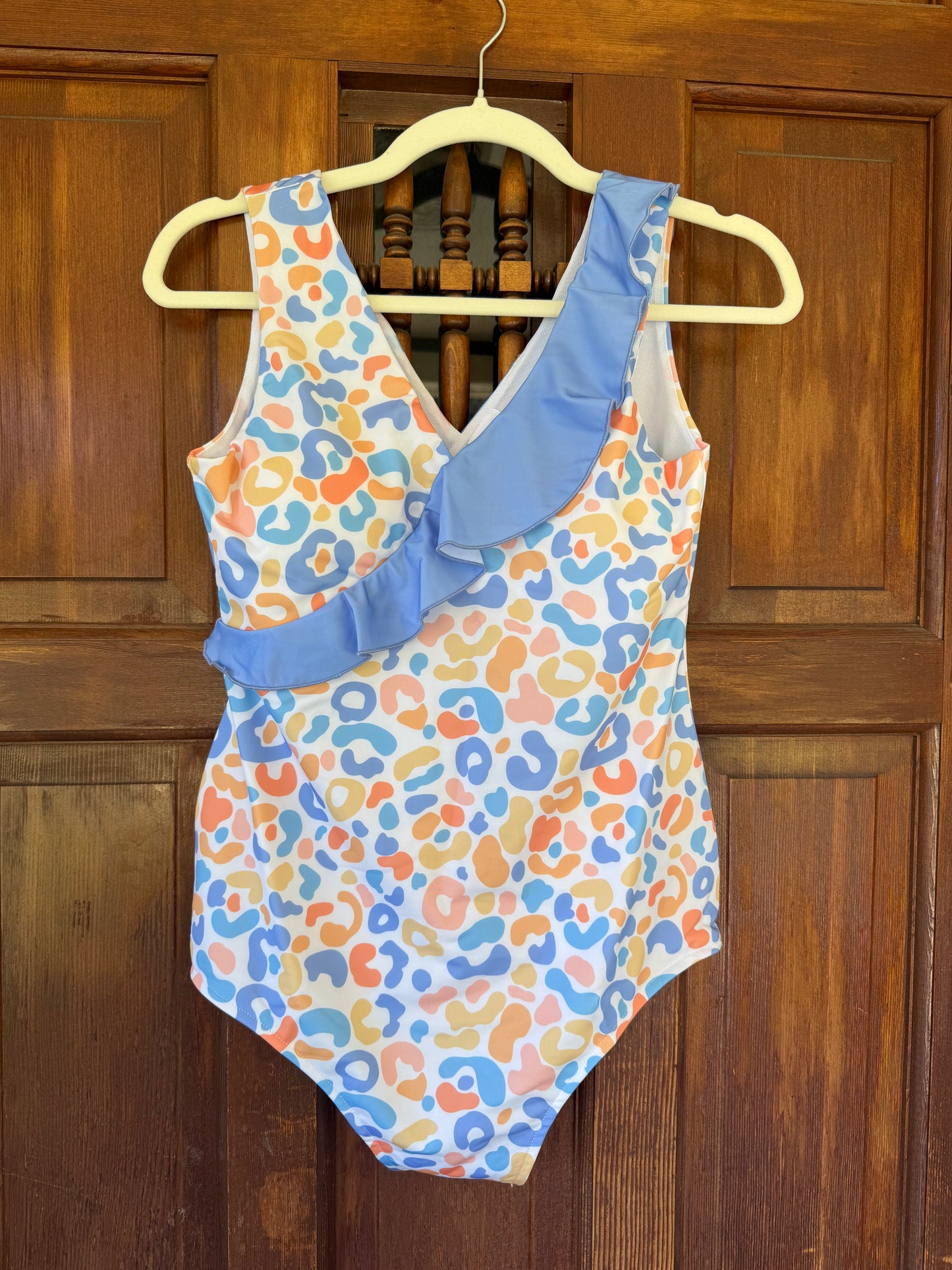 Family Blue & Yellow Cheetah Swim