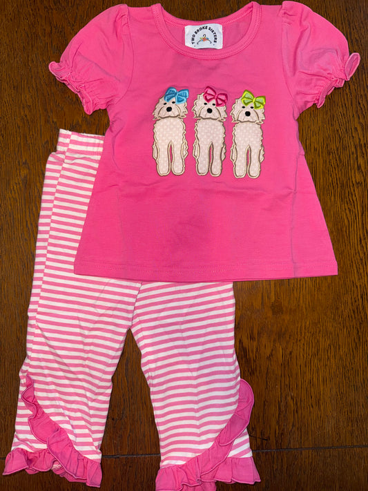 Girlie Golden Pant Set