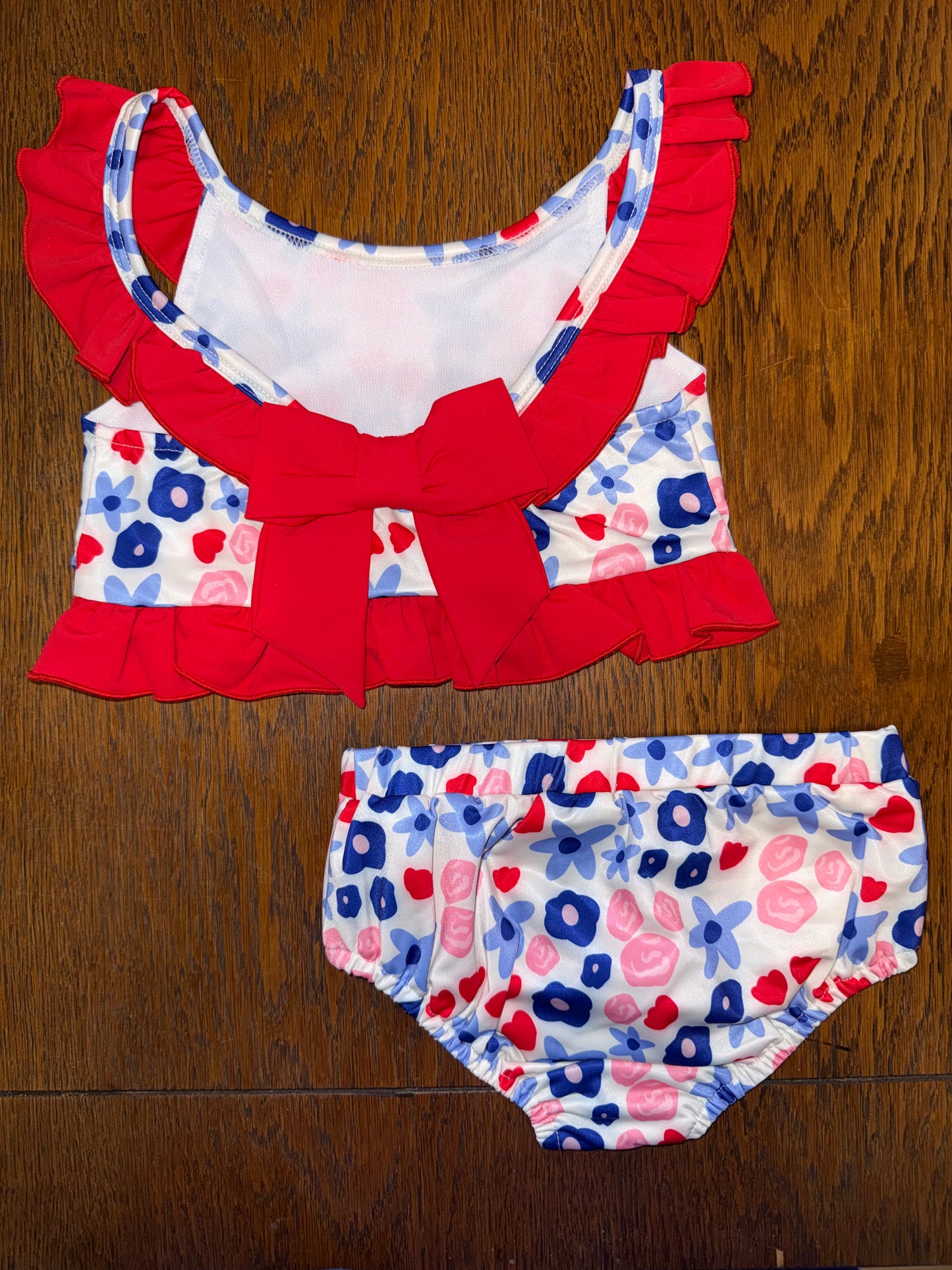 RWB Flowers & Stripes Swim