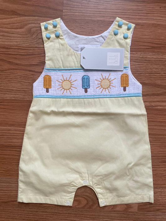 Lil Cactus Popsicle Shortall