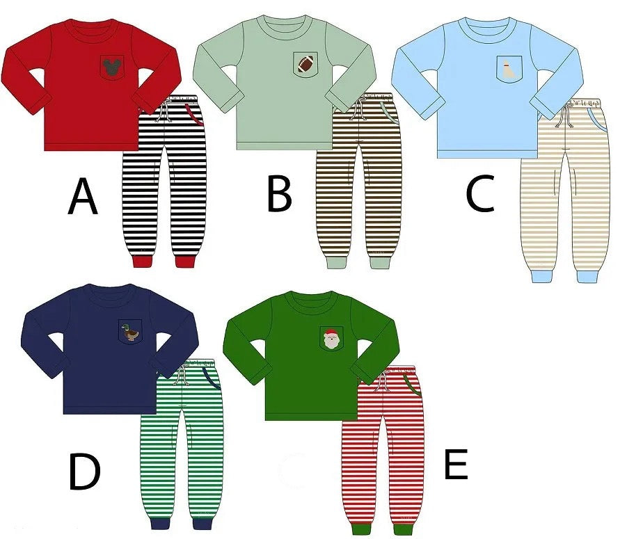 Boys Winter Basics Pant Sets
