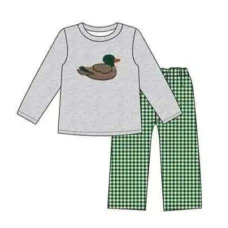 Grey & Green Mallard Boys SHIRT ONLY
