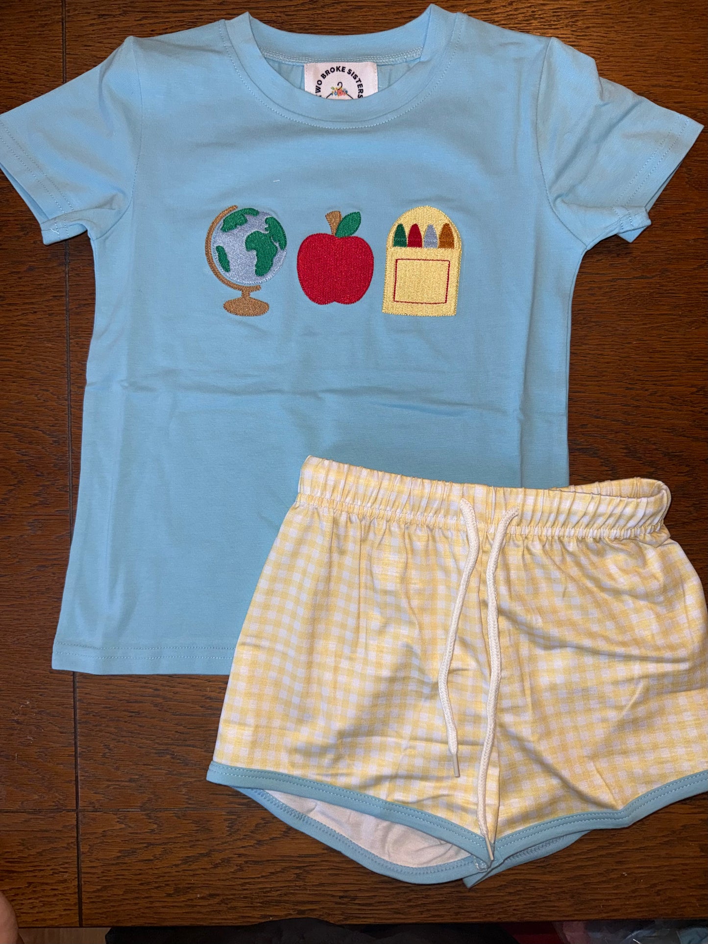 Yellow & Blue BTS Short Sets