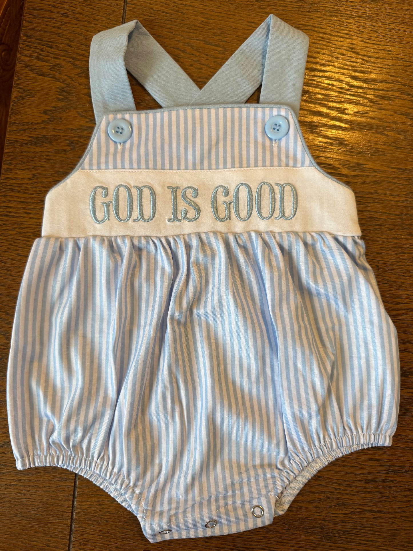 God Is Good Striped Bubble