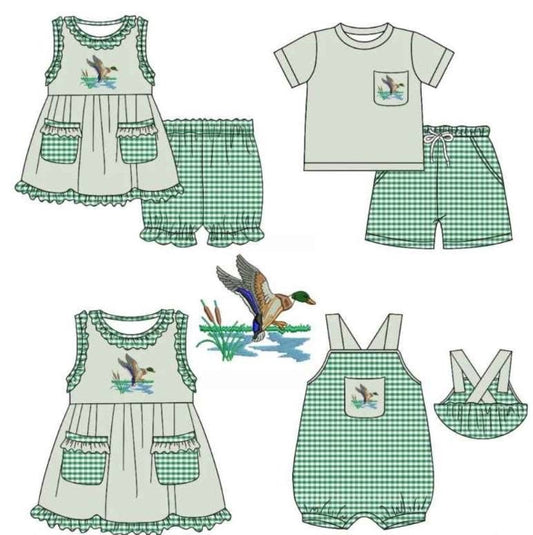 Plaid Mallard Sets